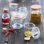 Selection of glass jars