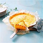 Lemon curd tart