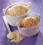 Arborio rice and brown rice