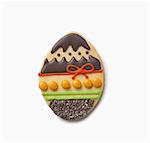 Egg-shaped Easter cookie