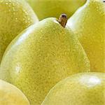 Pears with droplets