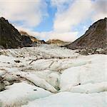 Fox Glacier, Westland National Park, UNESCO World Heritage Site, South Island, New Zealand, Pacific