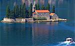 St. George Island, Kotor Bay, UNESCO World Heritage Site, Montenegro, Europe