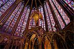Sainte-Chapelle interior, Paris, France, Europe