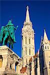 Matyas Church (Matthias Church) at Fisherman's Bastion, Budapest, Hungary, Europe