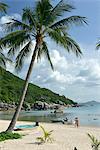 Beach scene, Ko Samui, Thailand, Southeast Asia, Asia