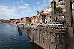 River Douro and old town of Ribeira, Porto, Portugal, Europe