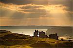 Pennard Castle, Gower, Wales, United Kingdom, Europe