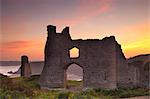 Pennard Castle, Gower, Wales, United Kingdom, Europe