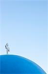 Church dome, Oia, Santorini, Cyclades, Greek Islands, Greece, Europe