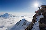 Climbing expedition on Mount McKinley, 6194m, Denali National Park, Alaska, United States of America, North America