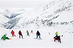 Argentiere and Grand Montet ski area, Chamonix Valley, Haute-Savoie, French Alps, France, Europe