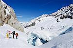 Col du Passon off piste ski touring area, Chamonix Valley, Haute-Savoie, French Alps, France, Europe