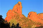 Rock formations in Oak Creek Village, Sedona, Arizona, United States of America, North America