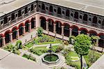 Courtyard of the Convent of Santo Domingo from the steeple of the Church Santo DomingoLima, Peru, South America