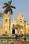 Cathedral of Trujillo from Plaza de Armas, Trujillo, Peru, South America