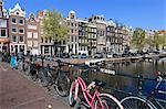 Singel Canal, Amsterdam, Netherlands, Europe