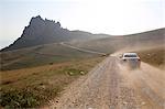 Road to Besh Barmaq mountain, Siyazan, Azerbaijan, Central Asia, Asia