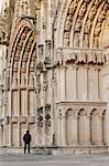 Portals of Bourges Cathedral, UNESCO World Heritage Site, Cher, Centre, France, Europe