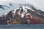 Coloured rocks at the volcanic crater, Deception Island, South Shetland Islands, Antarctica, Polar Regions