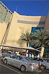 Al Wahda Mall and taxis, Abu Dhabi, United Arab Emirates, Middle East