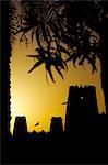 Al Jahili Fort at sunset, Al Jahili Park, Al Ain, Abu Dhabi, United Arab Emirates, Middle East