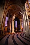 Chapels inside Saint Gatien cathedral, Tours, Indre-et-Loire, Centre, France, Europe