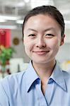 Businesswoman in the office, portrait