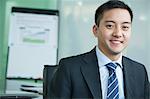 Businessman in meeting room portrait