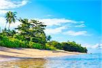 tropical beach with jungle, Andaman Sea, Thailand