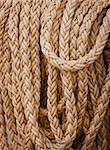 Heavy nautical linen rope - vintage background