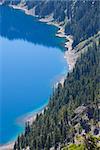 beautiful view at crater lake, oregon, usa