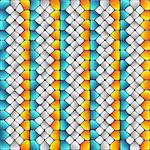 Bright mosaic background.The illustration contains transparency and effects. EPS10