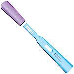 A simple pregnancy test with the ability to carry out at home. Vector illustration.