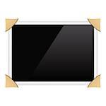 Horizontal photo frame, vector eps10 illustration