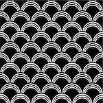 Seamless  pattern. "Fish scale" texture. Vector art.