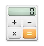 Calculator icon, vector eps10 illustration