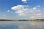 Landscape with river and sky