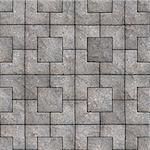 Gray Square Pavement. Seamless Tileable Texture.