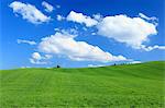 Grassland and sky, Hokkaido