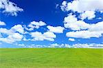 Wheat field and clouds, Hokkaido