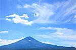 Mount Fuji and Autumn sky, Yamanashi Prefecture