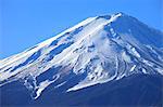 Mount Fuji and sky, Yamanashi Prefecture