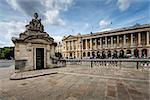 Place de la Concorde on Cloudy Day in Paris, France