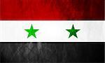 Syrian grunge flag