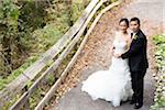 Portrait of Married Couple Outdoors, Toronto, Ontario, Canada