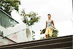 Boy with Skateboard, Mannheim, Baden-Wurttemberg, Germany