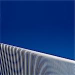 Metallic structure and blue sky
