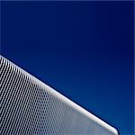 Metallic structure and blue sky