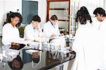 Chemistry students in laboratory